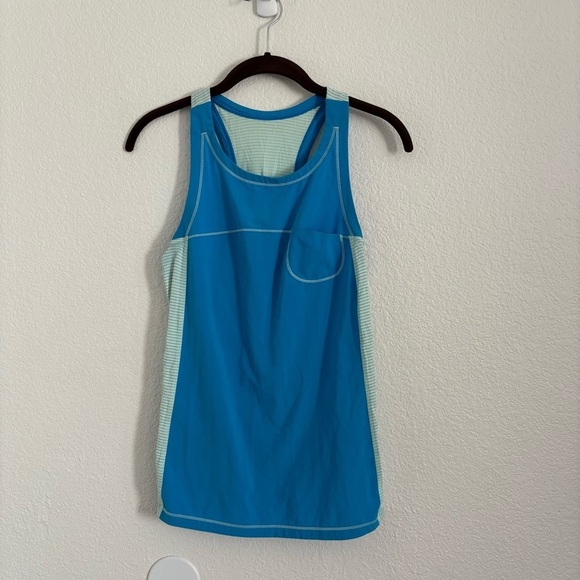 Lululemon Women's Blue Run Sliver Lining Tank Top - Picture 2 of 5